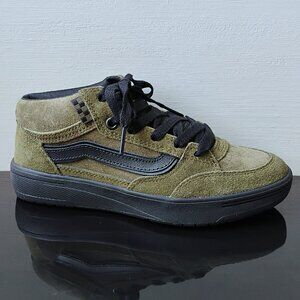 Vans Women's Zahba Mid Top Beatrice Domond in Subtle Sophistication Dark Olive